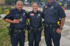 Officers of the Bridgeport Police Department.