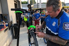 Bike safety checks at Watebury PAL