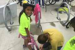 Bicycle safety check, sponsored by Shortbus Bicycles.